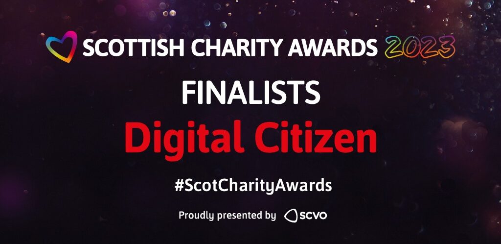 Scottish charity awards finalists digitla champions award 2023